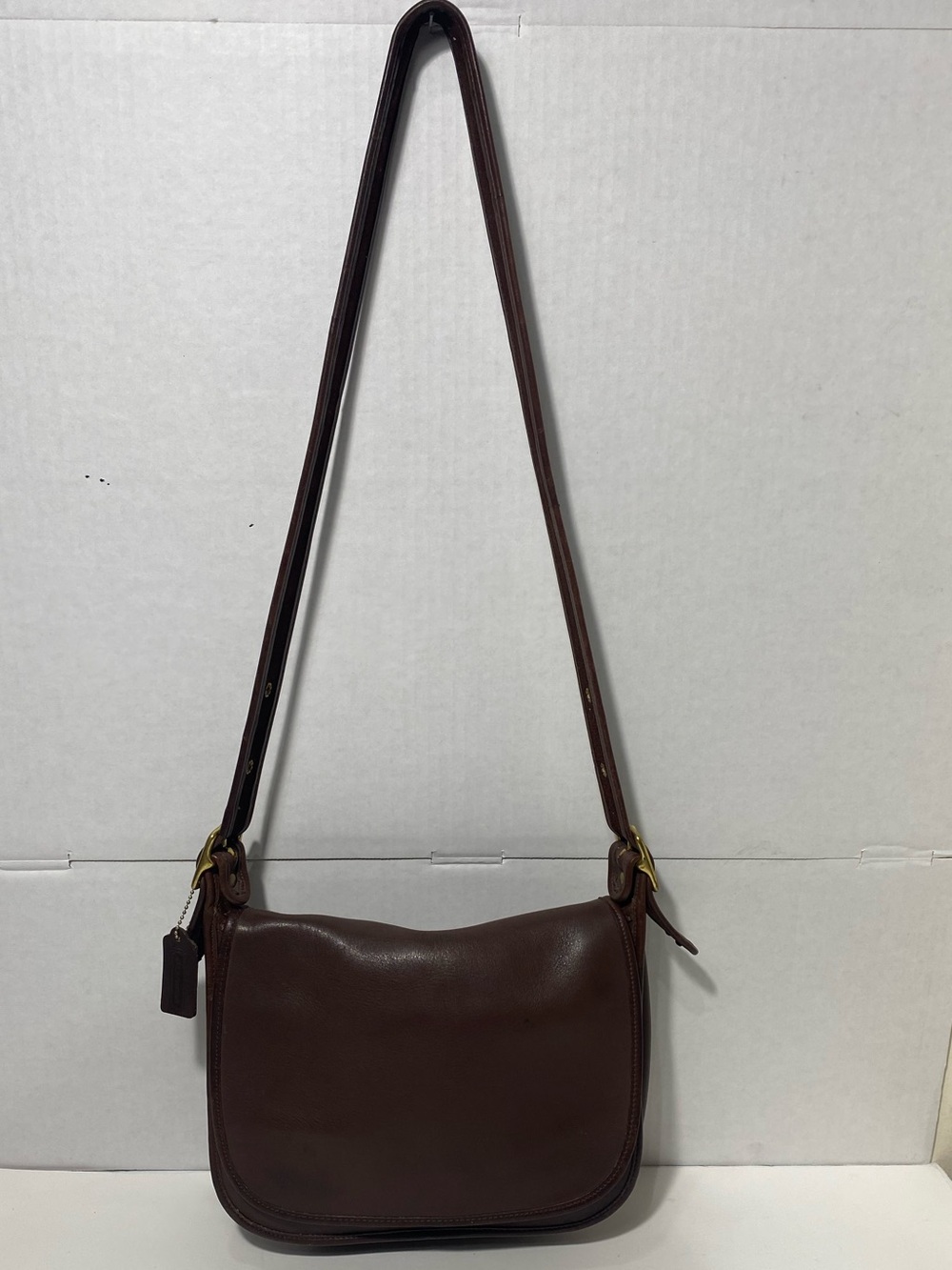 Vintage Coach Patricia’s Legacy 9951 Mahogany Leather Shoulder Crossbody Bag